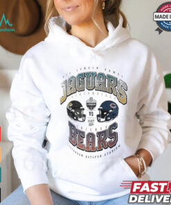 Jacksonville Jaguars vs. Chicago Bears 2024 NFL London Games Gridiron Showdown helmet shirt