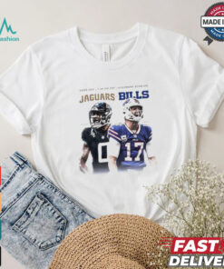 Jaguars at Bills game day Gabe Davis vs Josh Allen shirt