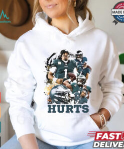 Jalen Hurt Cool Vintage Eagles Tshirt