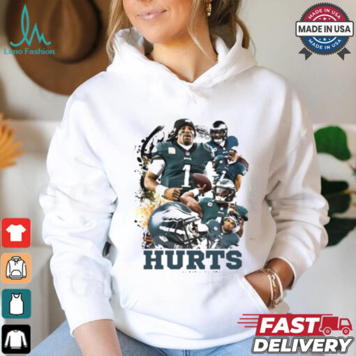 Jalen Hurt Cool Vintage Eagles Tshirt