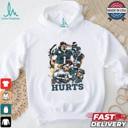 Jalen Hurt Cool Vintage Eagles Tshirt