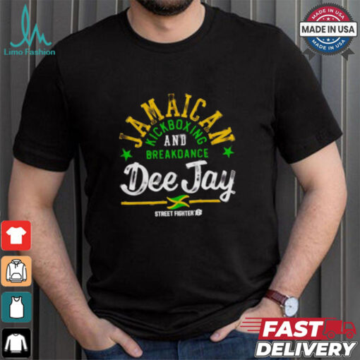 Jamaican kickboxing and breakdance Dee Jay Street Fighter shirt