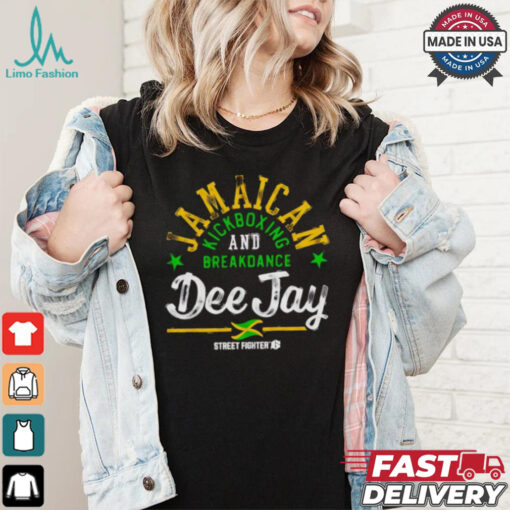 Jamaican kickboxing and breakdance Dee Jay Street Fighter shirt