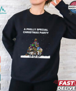Jason Kelce Lane Johnson Jordan Mailata A Philly Special Christmas Party T shirt