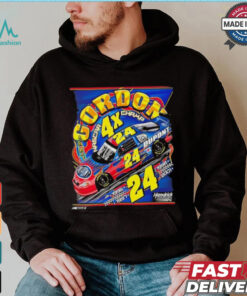 Jeff Gordon #24 4X NASCAR Champ Dupont Black T shirt