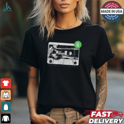 Jennifer Lopez On The 6 Vintage Cassette t shirt
