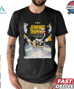 Jennings Trophy Champs Fewest Goals Against In The Nhl Linus Ullmark And Jeremy Swayman 2024 Shirt