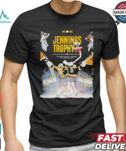 Jennings Trophy Champs Fewest Goals Against In The Nhl Linus Ullmark And Jeremy Swayman 2024 Shirt