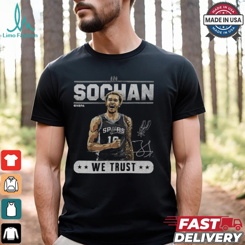 Jeremy Sochan San Antonio Spurs Trust Shirt Jeremy Sochan San Antonio Spurs Trust Shirt