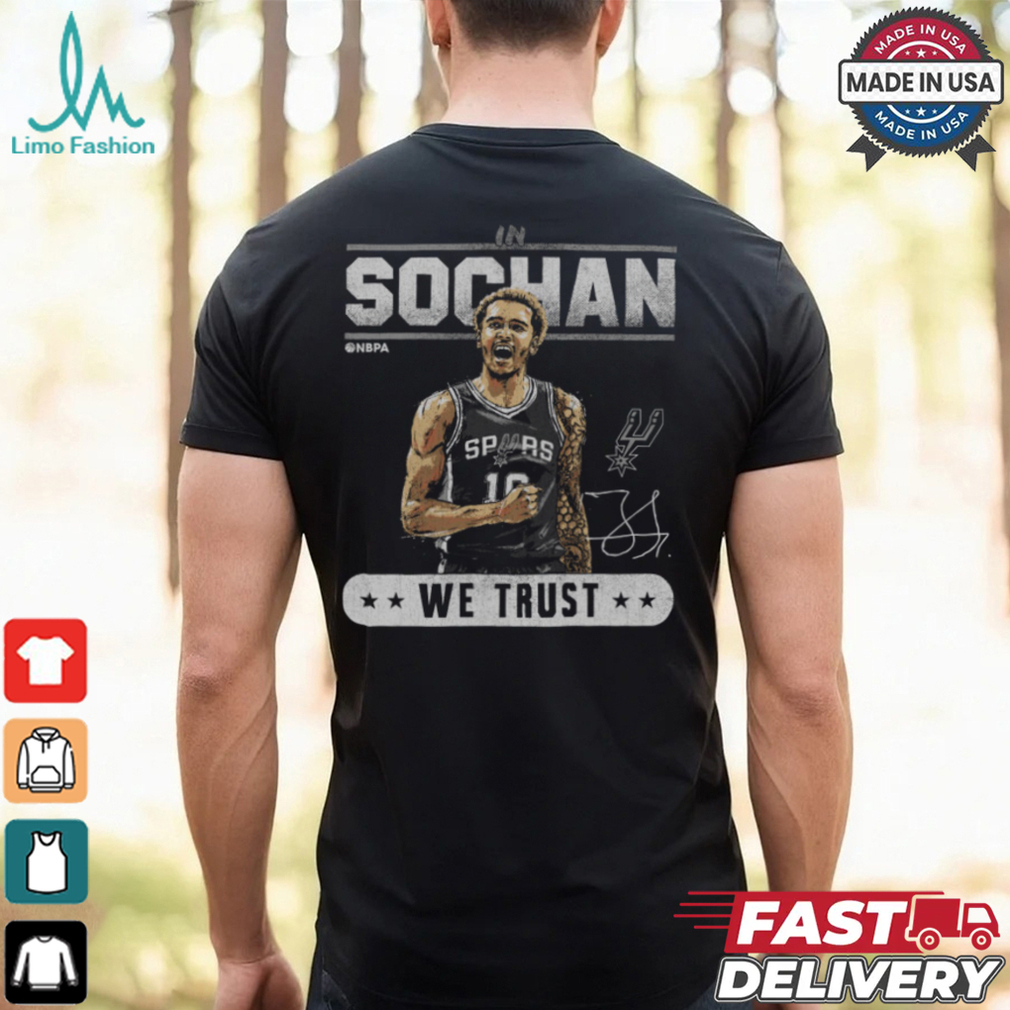 Jeremy Sochan San Antonio Spurs Trust Shirt Jeremy Sochan San Antonio Spurs Trust Shirt