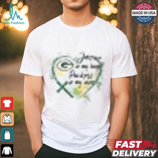 Jesus in My Heart, Green Bay Packers in My Veins Shirt