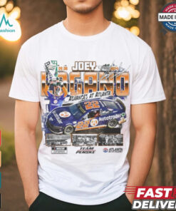 Joey Logano Checkered Flag Sports 2024 Quaker State 400 Race Winner Retro T Shirt, hoodie, sweater, long sleeve and tank top Joey Logano Checkered Flag Sports 2024 Quaker State 400 Race Winner Retro T Shirt