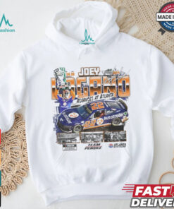 Joey Logano Checkered Flag Sports 2024 Quaker State 400 Race Winner Retro T Shirt, hoodie, sweater, long sleeve and tank top Joey Logano Checkered Flag Sports 2024 Quaker State 400 Race Winner Retro T Shirt