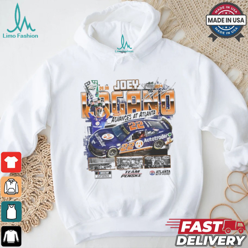 Joey Logano Checkered Flag Sports 2024 Quaker State 400 Race Winner Retro T Shirt Joey Logano Checkered Flag Sports 2024 Quaker State 400 Race Winner Retro T Shirt