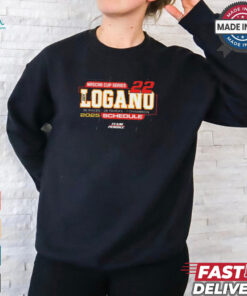 Joey Logano Team Penske 2025 NASCAR Cup Series Schedule 36 Races 28 Tracks 1 Champion t shirt