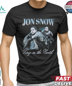 Jon snow king in the north shirt