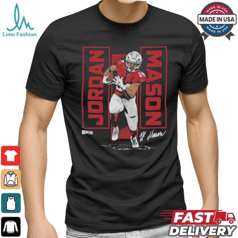 Jordan Mason San Francisco 49ers Vertical Shirt Jordan Mason San Francisco 49ers Vertical Shirt