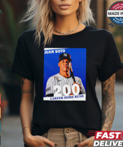 Juan Soto 200 career home runs MLB shirt