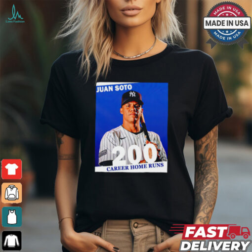 Juan Soto 200 career home runs MLB shirt