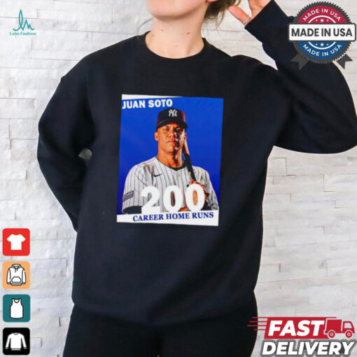 Juan Soto 200 career home runs MLB shirt