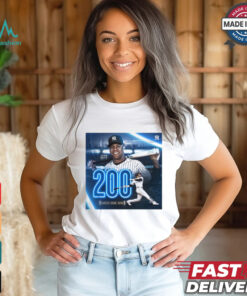 Juan Soto New York Yankees 200 Career HR Poster t shirt, hoodie, sweater, long sleeve and tank top Juan Soto New York Yankees 200 Career HR Poster t shirt