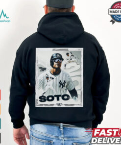 Juan Soto New York Yankees MLB Two Hundred Career Home Runs Signature Poster t shirt