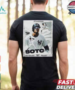 Juan Soto New York Yankees MLB Two Hundred Career Home Runs Signature Poster t shirt