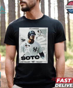 Juan Soto New York Yankees MLB Two Hundred Career Home Runs Signature Poster t shirt