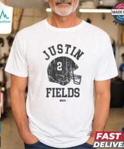 Justin Fields Pittsburgh Helmet Shirt