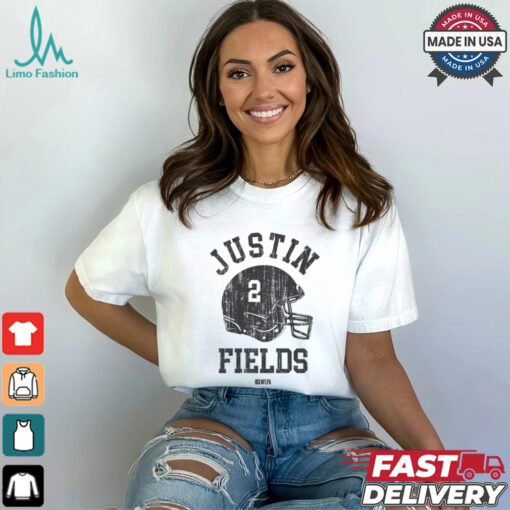 Justin Fields Pittsburgh Helmet Shirt