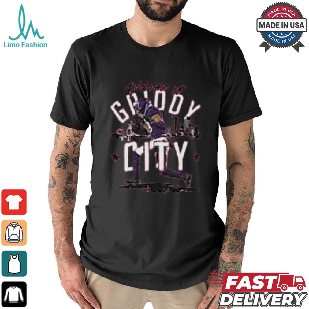 Justin Jefferson Minnesota Griddy City Kids T Shirt Justin Jefferson Minnesota Griddy City Kids T Shirt