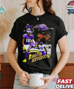 Justin Jefferson Vintage Collage T Shirt