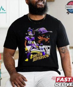 Justin Jefferson Vintage Collage T Shirt