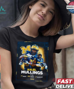 Kalel Mullings Michigan vs. USC Football 17 Carries 159 Carries 2 Touchdowns Shirt