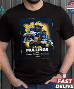 Kalel Mullings Michigan vs. USC Football 17 Carries 159 Carries 2 Touchdowns Shirt