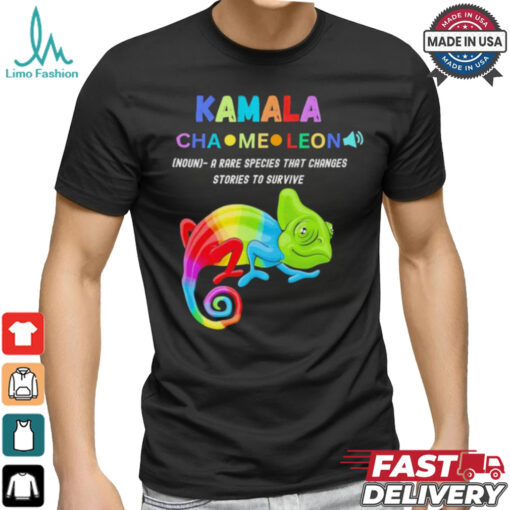 Kamala Chameleon a rare species that changes stories to survive shirt