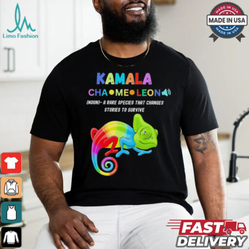 Kamala Chameleon a rare species that changes stories to survive shirt