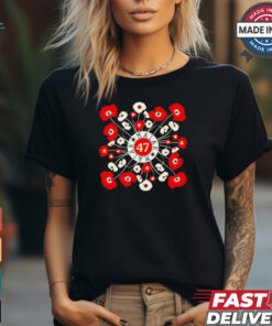 Kamala Harris 47th president supporters floral shirt