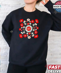 Kamala Harris 47th president supporters floral shirt