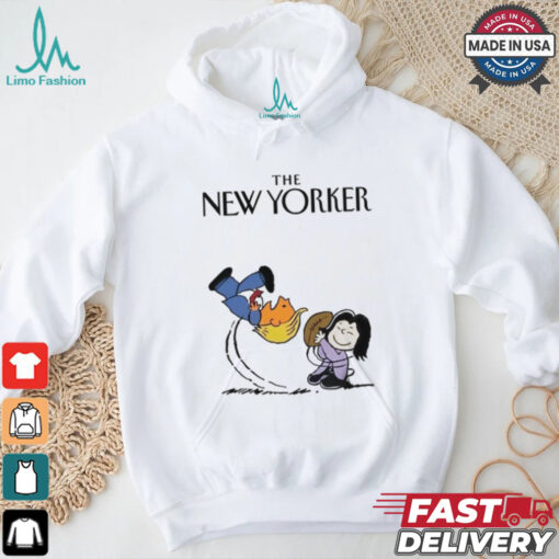 Kamala Harris And Donald Trump Peanuts The New Yorker Tee Shirt