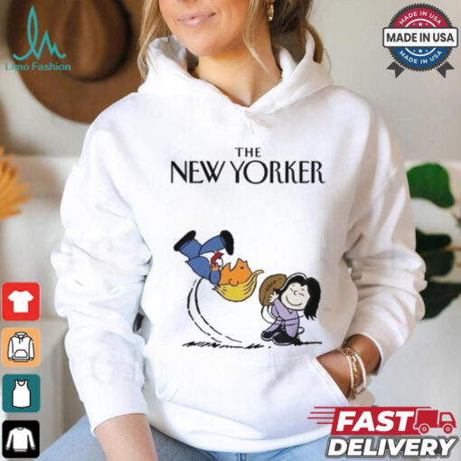 Kamala Harris And Donald Trump Peanuts The New Yorker Tee Shirt