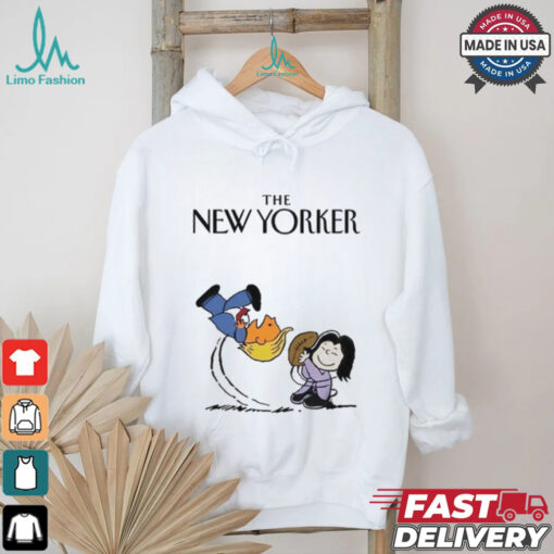 Kamala Harris And Donald Trump Peanuts The New Yorker Tee Shirt