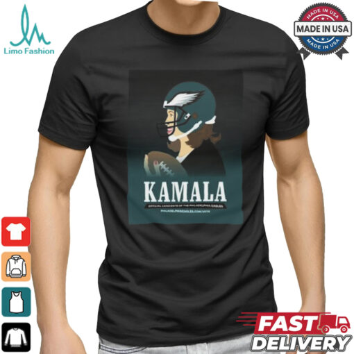 Kamala Harris Official Candidate Of The Philadelphia Eagles Philly Birds T Shirt