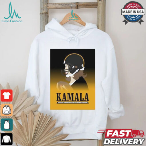 Kamala Harris Official Candidate Of The Pittsburgh Steelers Iron Steel T Shirt
