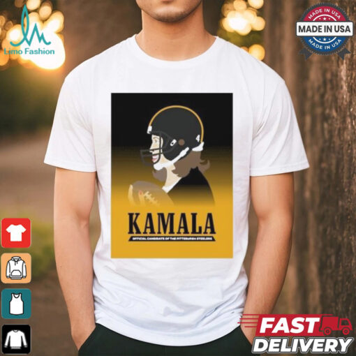Kamala Harris Official Candidate Of The Pittsburgh Steelers Iron Steel T Shirt