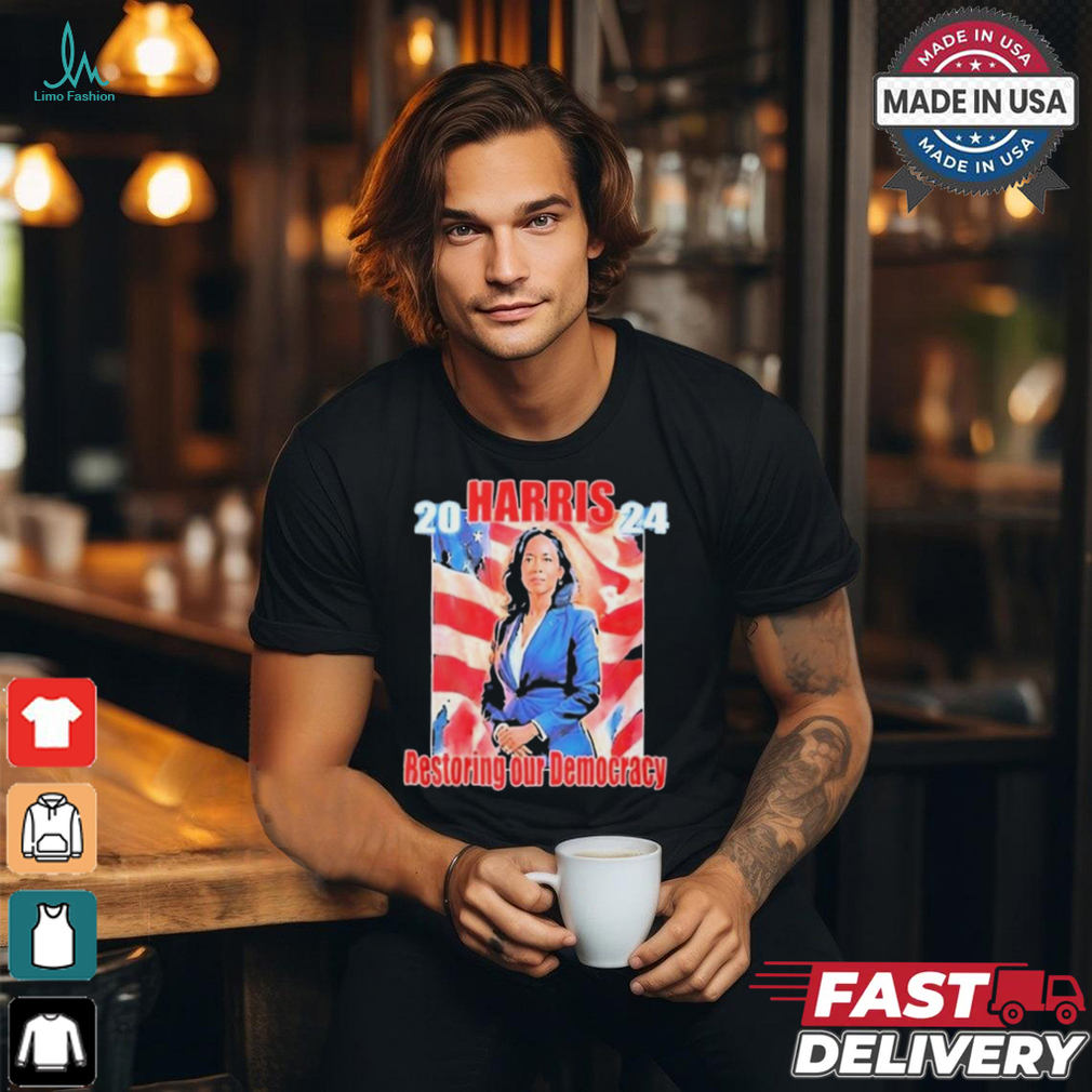 Kamala Harris Restoring Our Democracy Art 2024 t shirt Kamala Harris Restoring Our Democracy Art 2024 t shirt