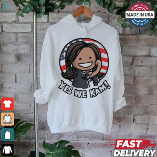 Kamala Harris Yes We Kam 2024 USA Flag Painting t shirt