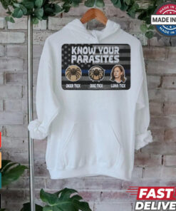 Kamala Know Your Parasites Deer Tick Dog Tick Luna Tick Shirt Kamala Know Your Parasites Deer Tick Dog Tick Luna Tick Shirt