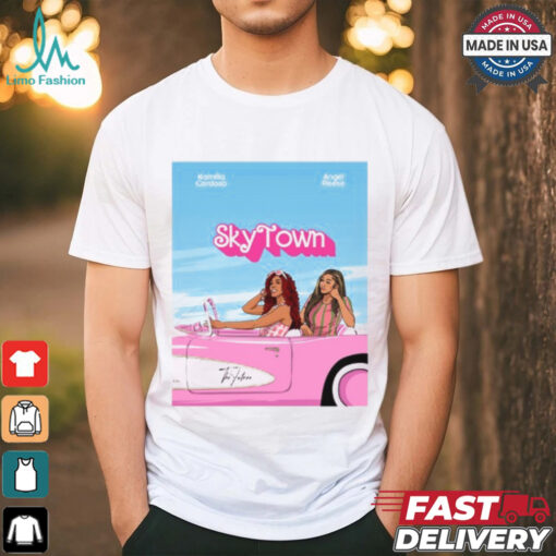 Kamilla Cardoso & Angel Reese Sky Town Barbie T Shirt