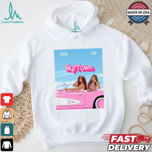 Kamilla Cardoso & Angel Reese Sky Town Barbie T Shirt
